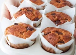 Sourdough Banana Chocolate Chip Muffins Sourdough Muffins