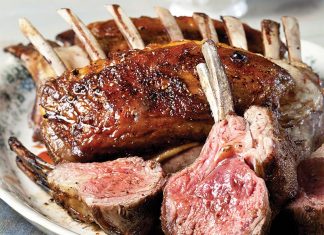 Grilled Lamb Chops with Herb Chimichurri