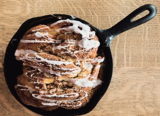 Cast Iron Sweet Potato Cardamom Bread