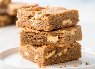 Gingerbread Blondies
