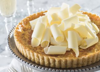 Eggnog Custard Tart