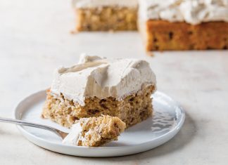Maple-Pecan Apple Cake with Maple Buttercream