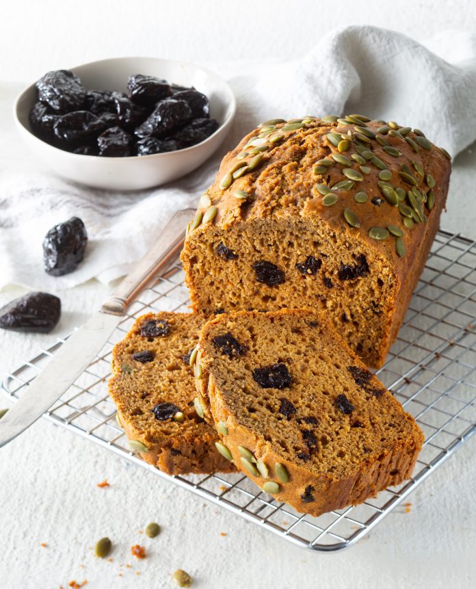 Whole Wheat Prune-Sweet Potato Bread