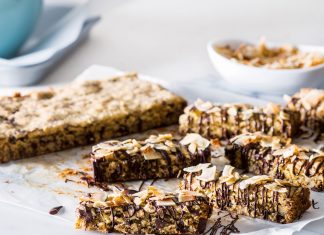 Chocolate Coconut Almond Flour Bars
