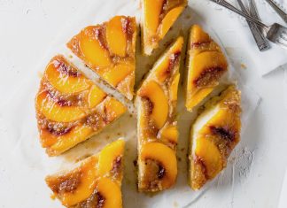 Peach Upside-Down Cake Peach Upside-Down Cake