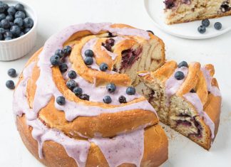 Giant Blueberry Bun Giant Blueberry Bun