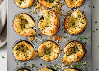 Cheese and Chive Yorkshire Pudding