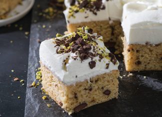 Cannoli Sheet Cake