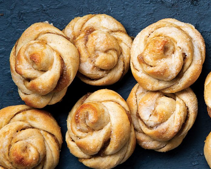 Pear Cardamom Buns