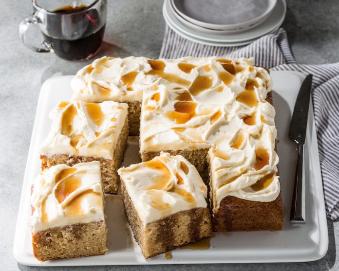 sour cream maple cake