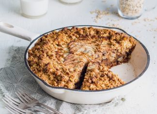 Apple Oatmeal Skillet Cake apple oatmeal skillet cake