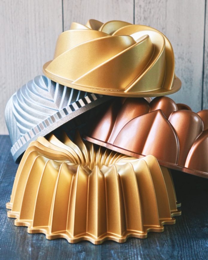 Bros that Bundt Bundt of the month stack of Bundt pans