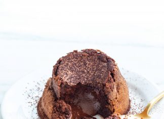 Dark Chocolate Lava Cakes