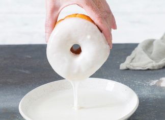Yeast Doughnuts with Vanilla Bean Icing