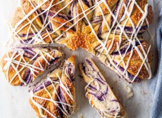 Blueberry-Lemon Cream Cheese Bread