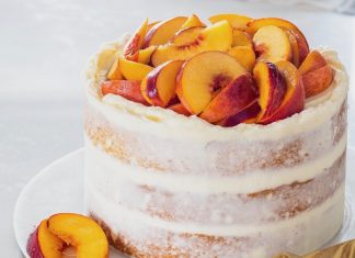 Peaches & Cream Cake