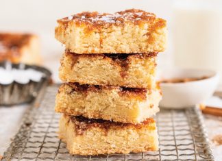Salted Caramel Snickerdoodle Bars Salted Caramel