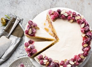 Almond-Cranberry Cake Almond-Cranberry Cake