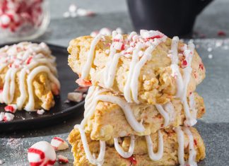 White Chocolate Peppermint Scones White Chocolate Peppermint Scones