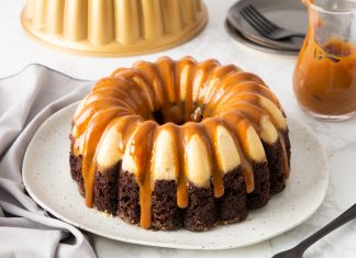 Chocolate-Citrus Chocoflan chocolate citrus chocoflan