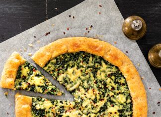 Creamy Spinach Galette Creamy Spinach Galette