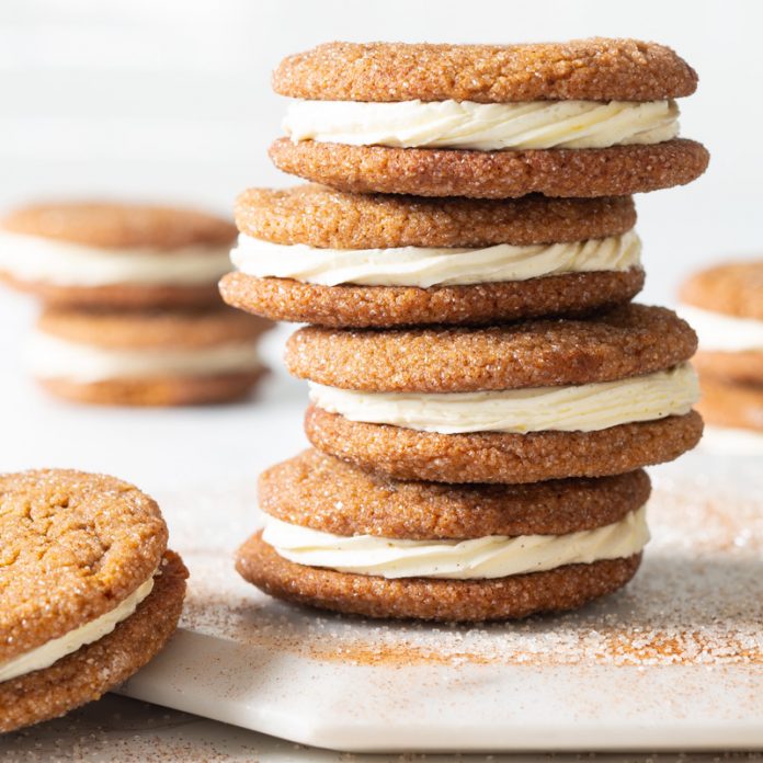 Gingerdoodle Sandwich Cookies