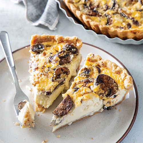 BakeFromScratchJanuaryFebruary2022MushroomQuiche - Bake from Scratch Bake From Scratch January February 2022 Mushroom Quiche