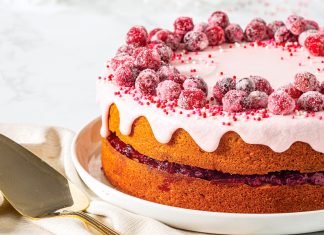 Cranberry Biscuit Layer Cake Cranberry Biscuit Layer Cake