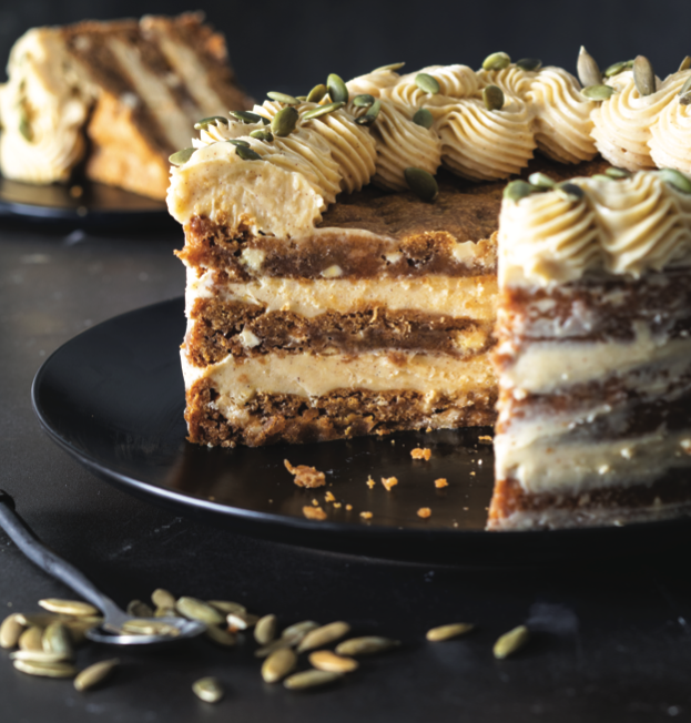Pumpkin Cookie Cake