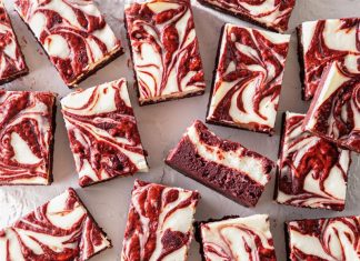 Red Velvet-Cheesecake Swirl Brownies Red Velvet-Cheesecake Swirl Brownies