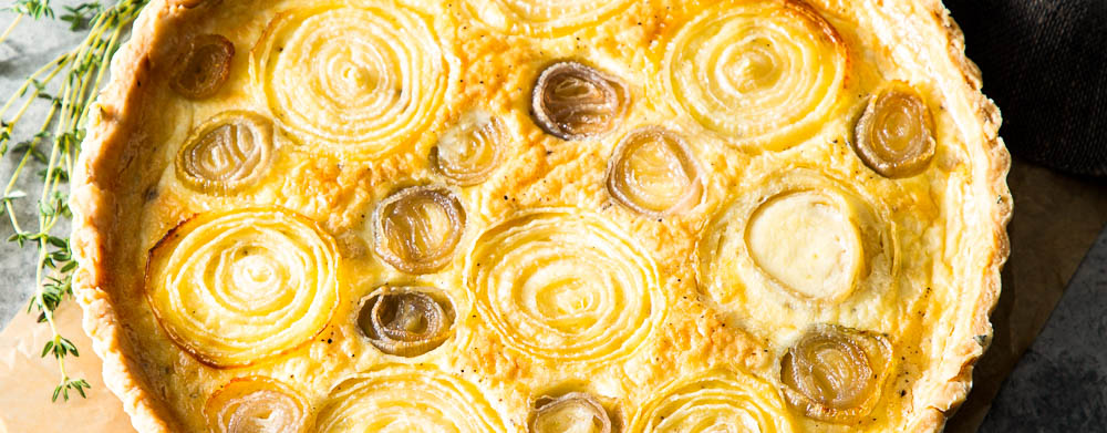 Roasted Onion Quiche