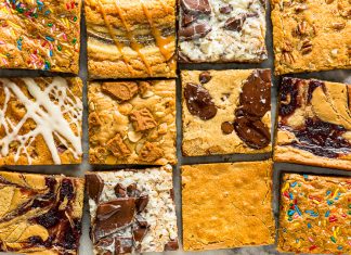 Life is Better with Blondies! Blondie cut into squares