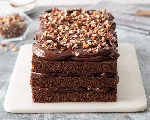 Layered Texas Sheet Cake
