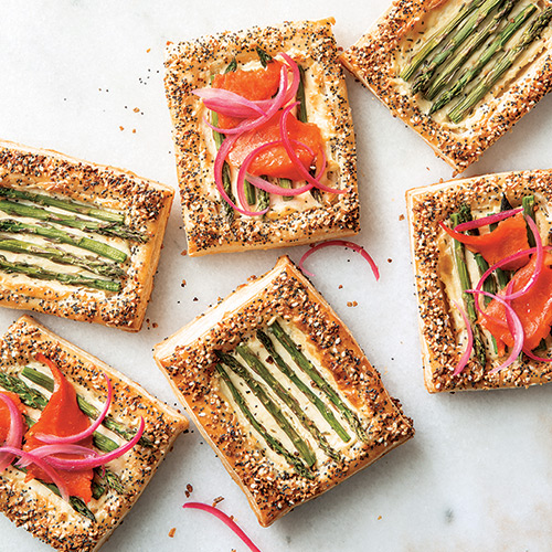 Asparagus-Rough-Puff-Tarts - Bake from Scratch Asparagus Tarts