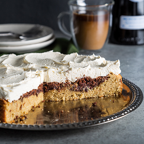 Irish-Cream-Cakesocial - Bake from Scratch Irish cream cake with Irish cream buttercream