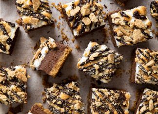 S’mores Chocolate Cheesecake Bars Smores Chocolate Cheesecake Bars