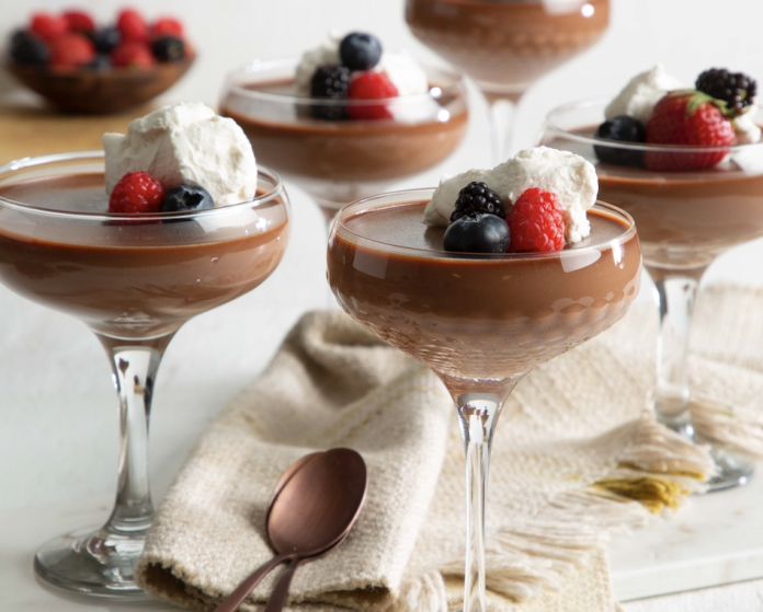 Chocolate Hazelnut Panna Cotta