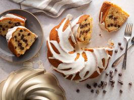 Chocolate Chip Bundt Cake with Vanilla Glaze Chocolate Chip Bundt Cake with Vanilla Glaze