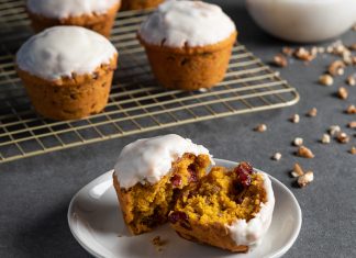 Overnight Cranberry Pecan Pumpkin Muffins OVERNIGHT CRANBERRY PECAN PUMPKIN MUFFINS