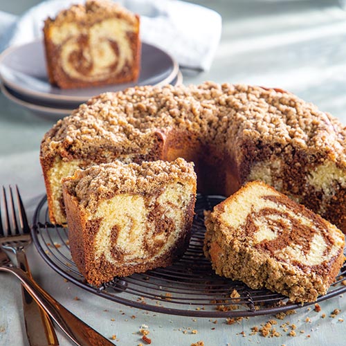 Coffee crumble cake - Bake from Scratch coffee crumble cake