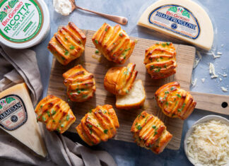 Three-Cheese Fantails three cheese fantails