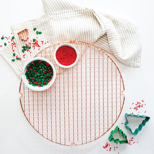 Round Copper Cooling and Serving Grid