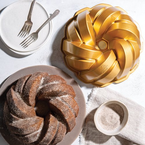 75th bundt pan styled