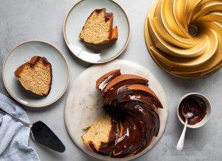 Peanut Butter-Banana Bundt Cake Peanut Butter Banana Bundt Cake recipe baking