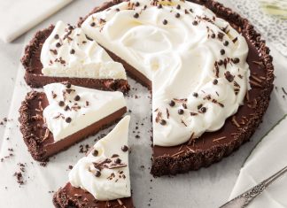 Sparkling Wine Chocolate Ganache Tart sparking wine chocolate ganache tart