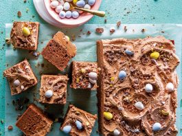 Milk Chocolate Sheet Cake milk chocolate sheet cake sliced