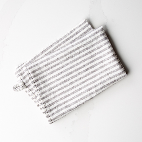 Online Products 1685 KC_500x500 - Bake from Scratch Linen Casa Grey White Medium Stripe Towel