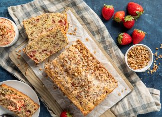 Strawberry-Pecan Bread with Strawberry-Pecan Butter Strawberry-Pecan Bread with Strawberry-Pecan Butter