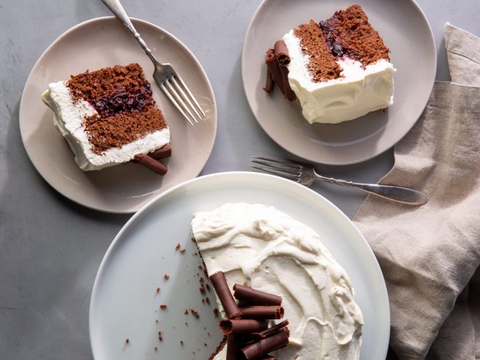 Baking School In-Depth Black Forest Cake sliced