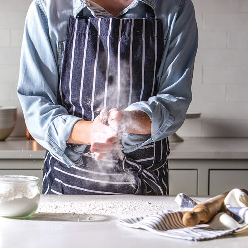Aprons 1439_500x500 - Bake from Scratch Navy apron styled